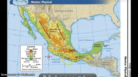 mexico main physical features|Physical Geography of Mexico .